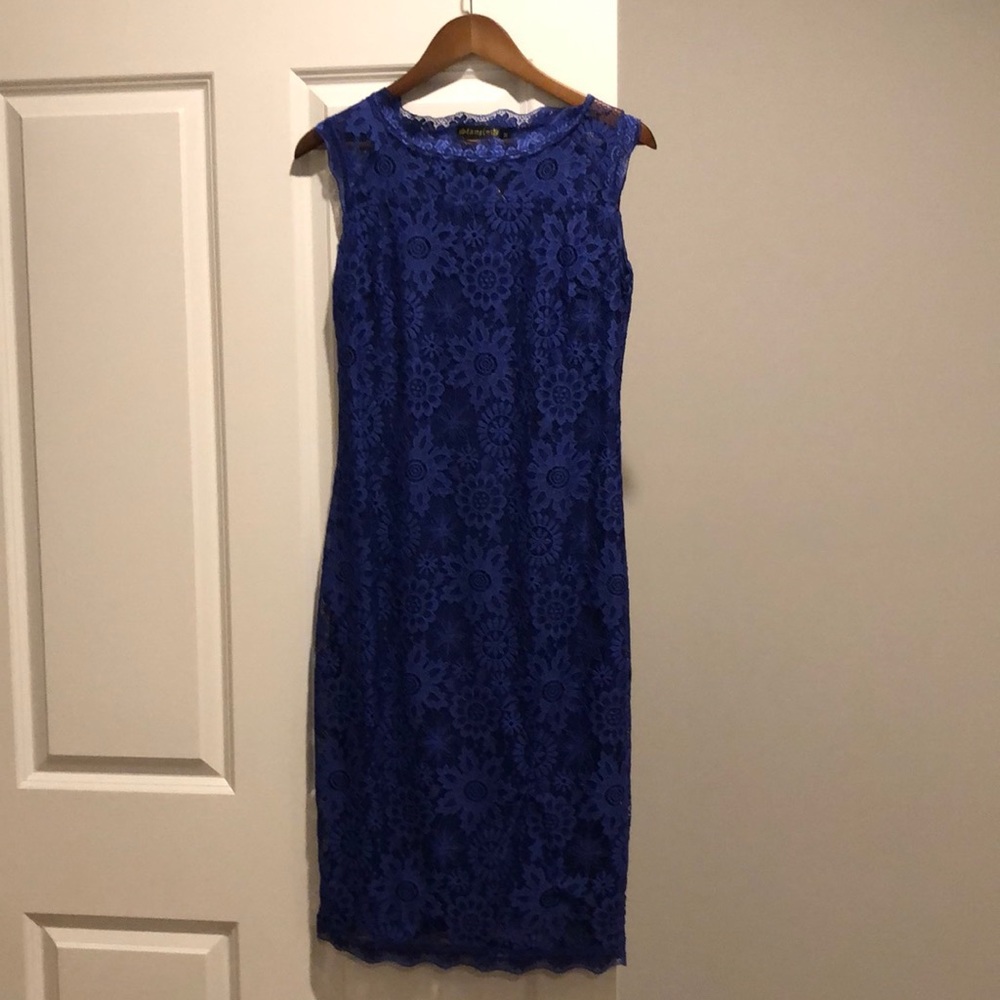 Blue cocktail dress medium